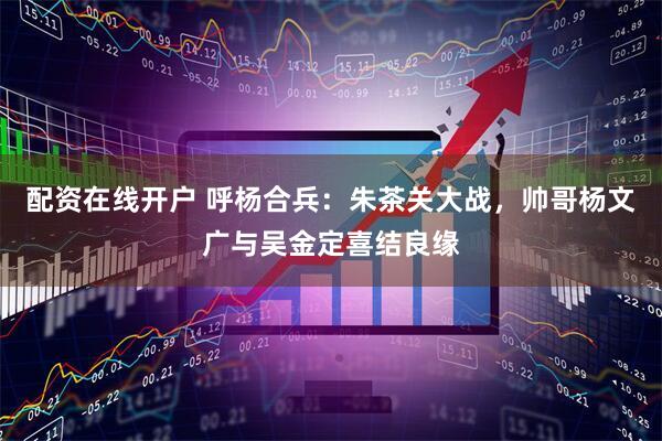 配资在线开户 呼杨合兵：朱茶关大战，帅哥杨文广与吴金定喜结良缘